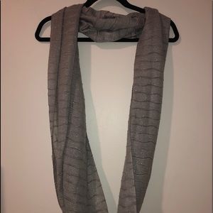 Silvery Sparkly infinity Scarf